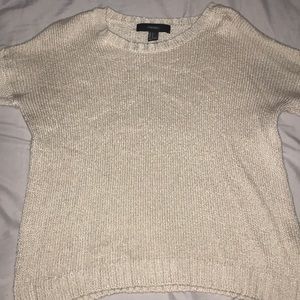 FOREVER 21 CREAM COLORED SWEATER